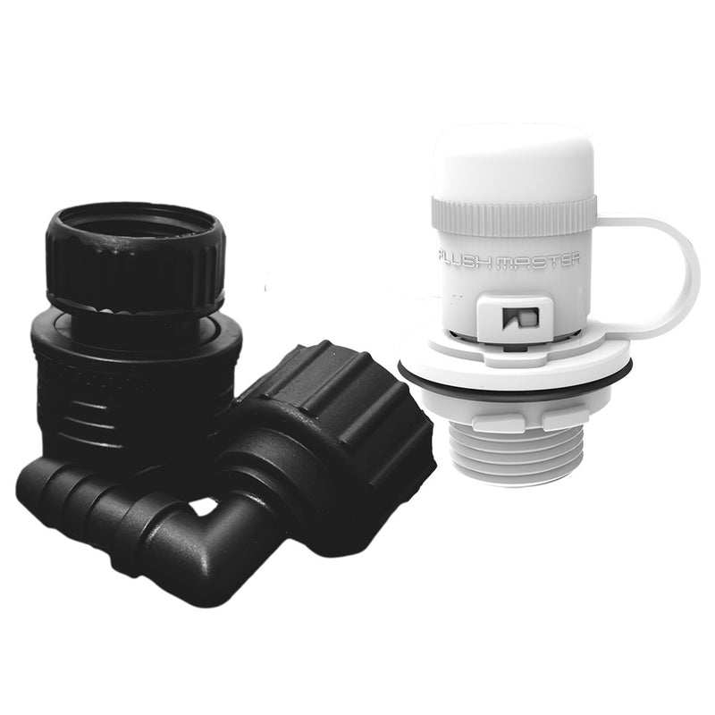 Load image into Gallery viewer, Flushmaster Flush Port Quick Connect fMercury  White SMFMQCMW
