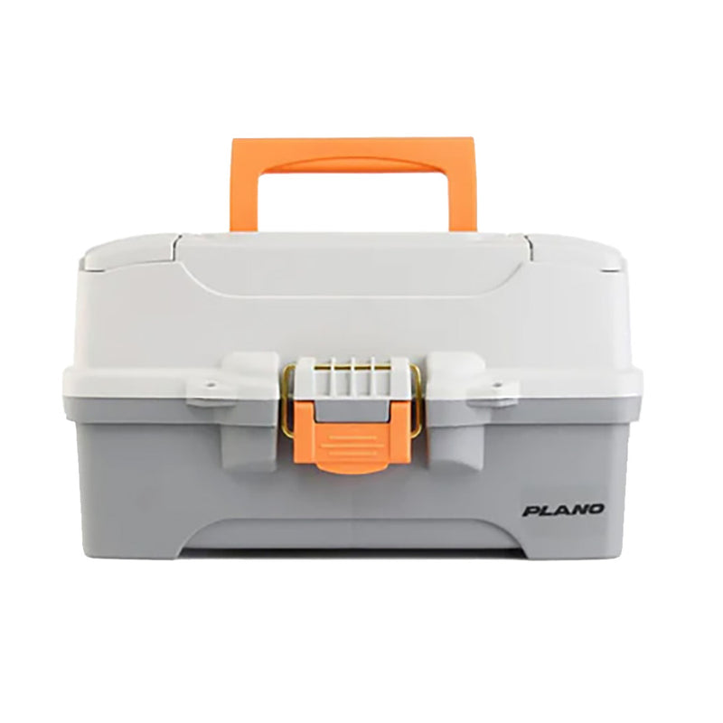 Load image into Gallery viewer, Plano TwoTray Tackle Box  Light GreyDark Grey P000403
