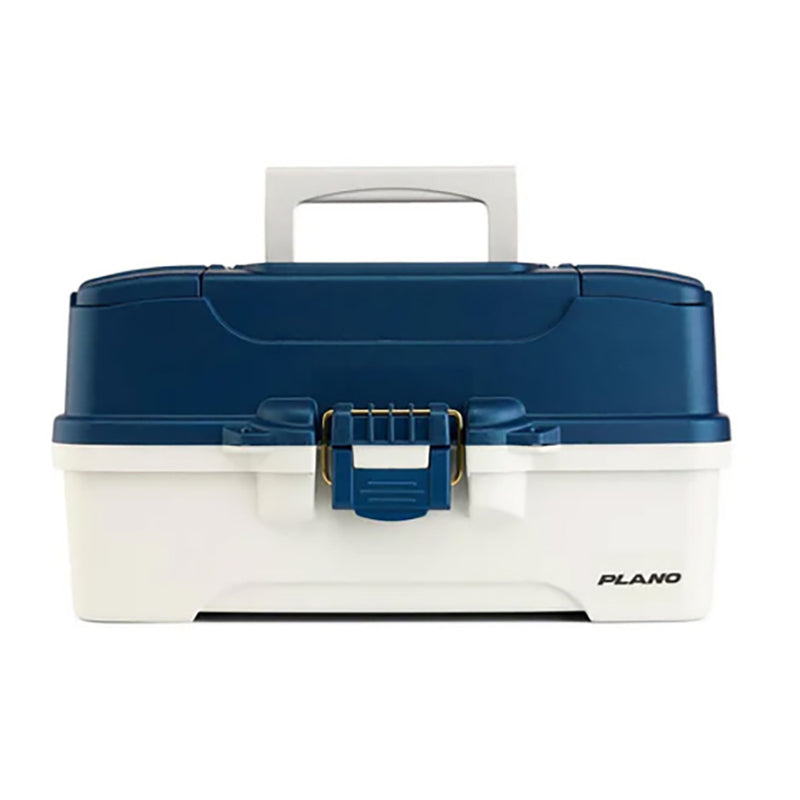 Load image into Gallery viewer, Plano ThreeTray Tackle Box  BlueWhite P000405
