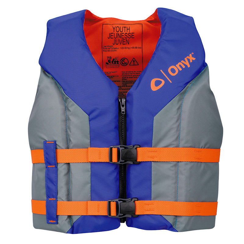 Load image into Gallery viewer, Onyx Shoal All Adventure Youth Life Jacket  Blue 12100050000226
