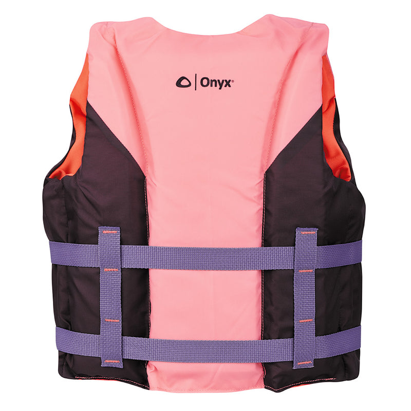 Load image into Gallery viewer, Onyx Shoal All Adventure Youth Life Jacket  Pink 12100010500226

