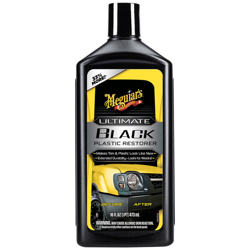Load image into Gallery viewer, Meguiars Ultimate Black Plastic Restorer  16oz G15816
