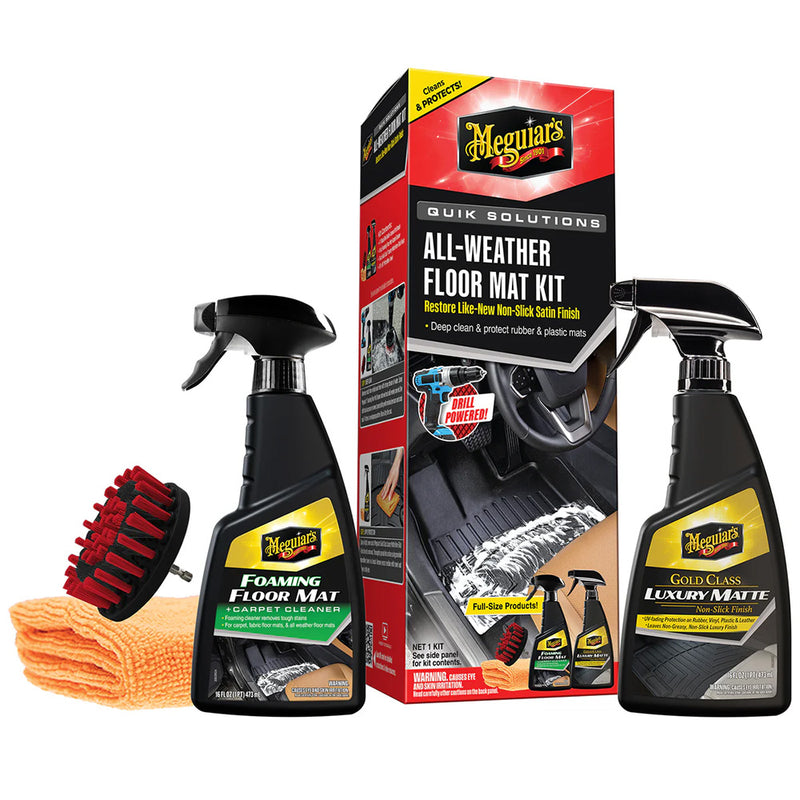 Load image into Gallery viewer, Meguiars Quik Solutions AllWeather Floor Mat Kit G55267
