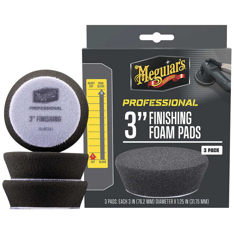 Load image into Gallery viewer, Meguiars Professional 3 Finishing Foam Pads 3Pack M3FFP3
