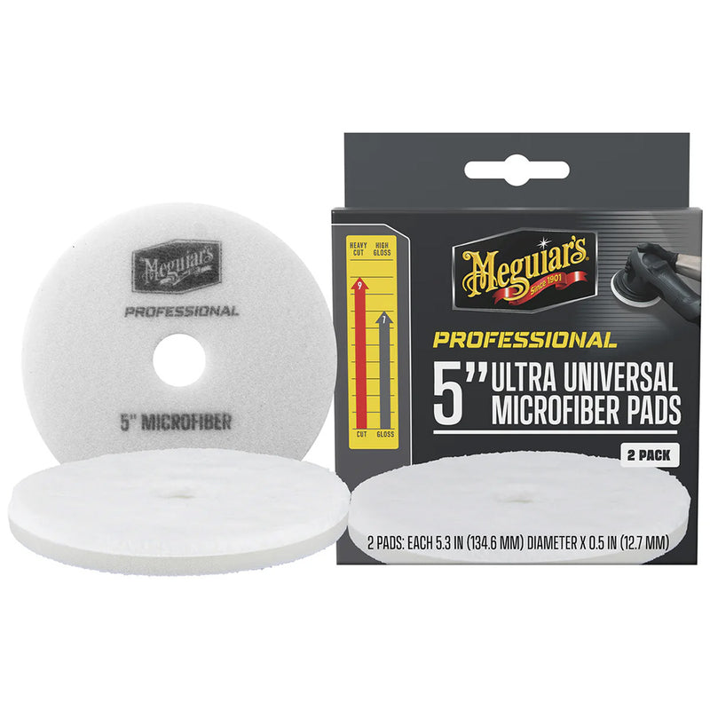 Load image into Gallery viewer, Meguiars Professional 5 Ultra Universal Microfiber Pads 2Pack M5MFP2
