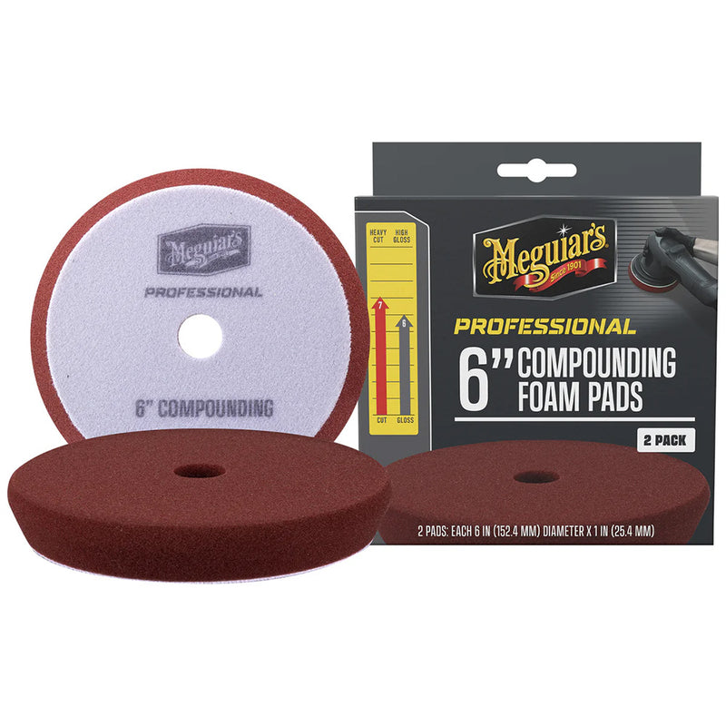 Load image into Gallery viewer, Meguiars Professional 6 Compounding Foam Pads 2Pack M6CFP2
