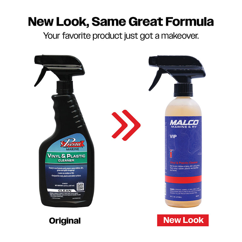 Load image into Gallery viewer, Malco VIP Vinyl  Plastic Cleaner  16oz 166316
