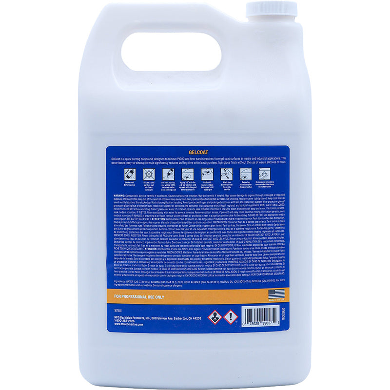 Load image into Gallery viewer, Malco Gel Coat Compound  1 Gallon 167501
