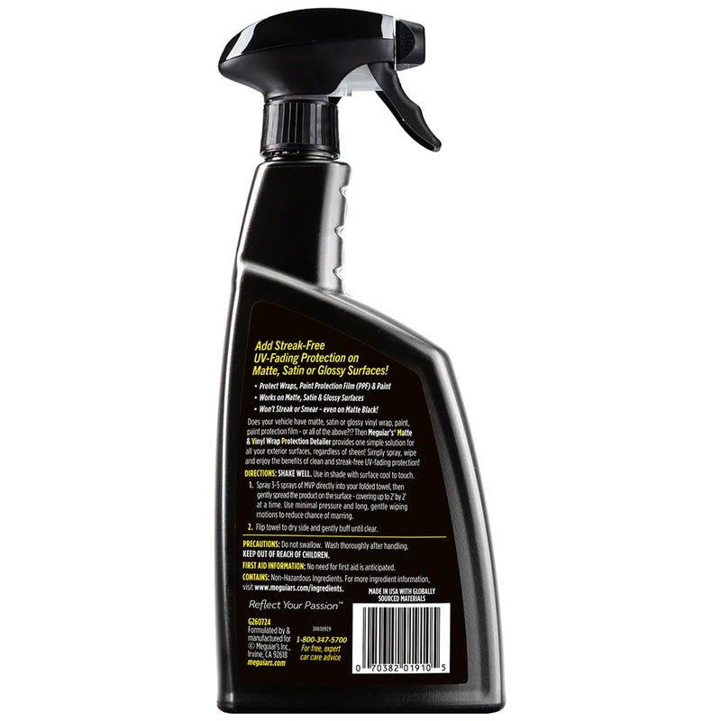 Load image into Gallery viewer, Meguiars MVP Detailer Matte  Vinyl Wrap Protection  24oz G260724
