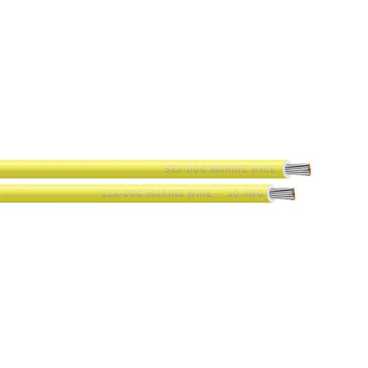 SeaDog 10 AWG Yellow Primary Wire  25 8010030