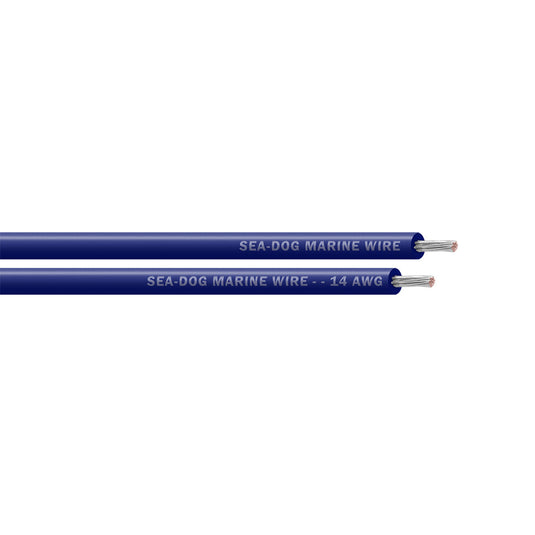 SeaDog 14 AWG Dark Blue Primary Wire  25 8014060