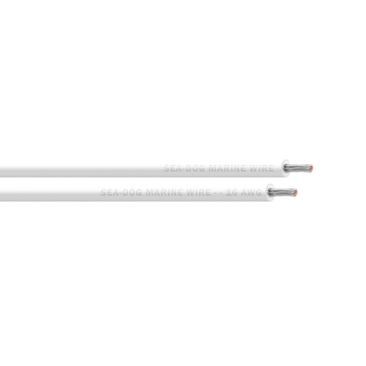 SeaDog 16 AWG White Primary Wire  1000 8016059