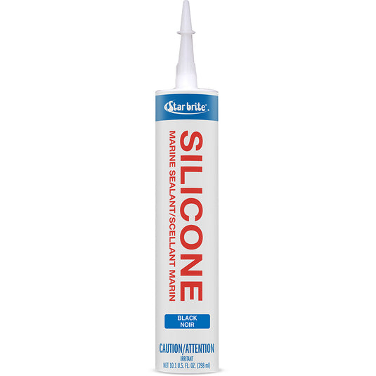 Star brite Marine Silicone Sealant  Black  103 oz 82123