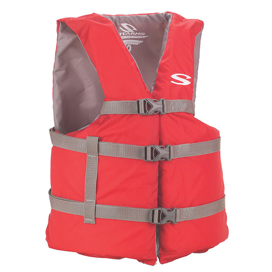 Stearns Adult Classic Red PFD Life Vest  Universal 2158948