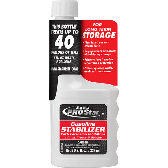Star brite PRO Star Gas Stabilizer wCorrosion Inhibitors  8 oz 84308