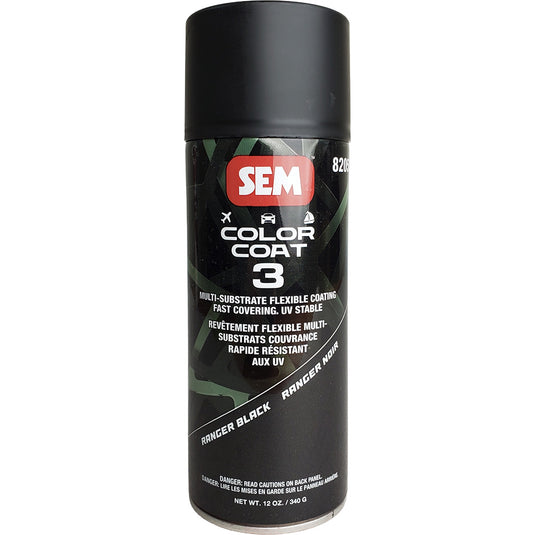 SEM Color Coat 3  Ranger Black  12 oz 82053