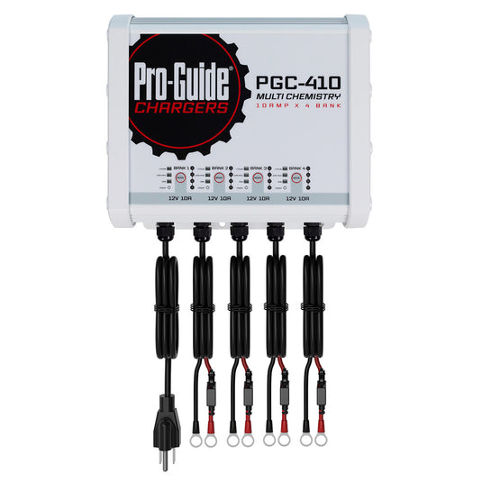 ProGuide 4 Bank OnBoard Battery Charger  12V  40Amp PGC410
