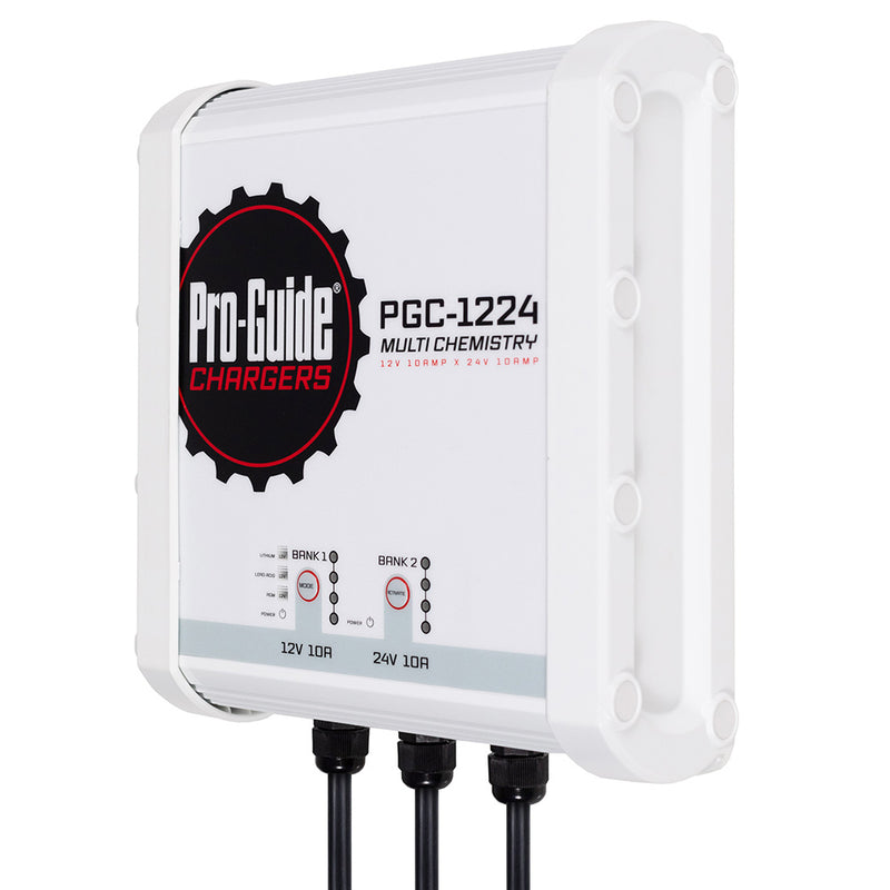 Load image into Gallery viewer, ProGuide 2 Bank OnBoard Battery Charger  1 12V  1 24V  20Amp PGC1224
