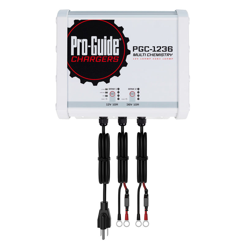 Load image into Gallery viewer, ProGuide 2 Bank OnBoard Battery Charger  1 12V  1 36V  20Amp PGC1236
