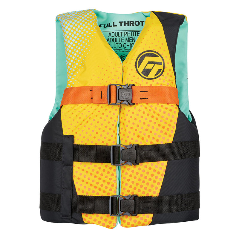 Load image into Gallery viewer, Full Throttle Teen Nylon Life Jacket  YellowBlack 11220030001026
