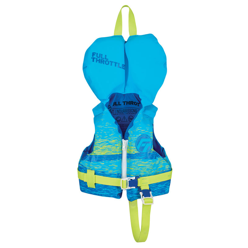 Load image into Gallery viewer, Full Throttle Infant Nylon Life Jacket  AquaNeon Green 11240050000026
