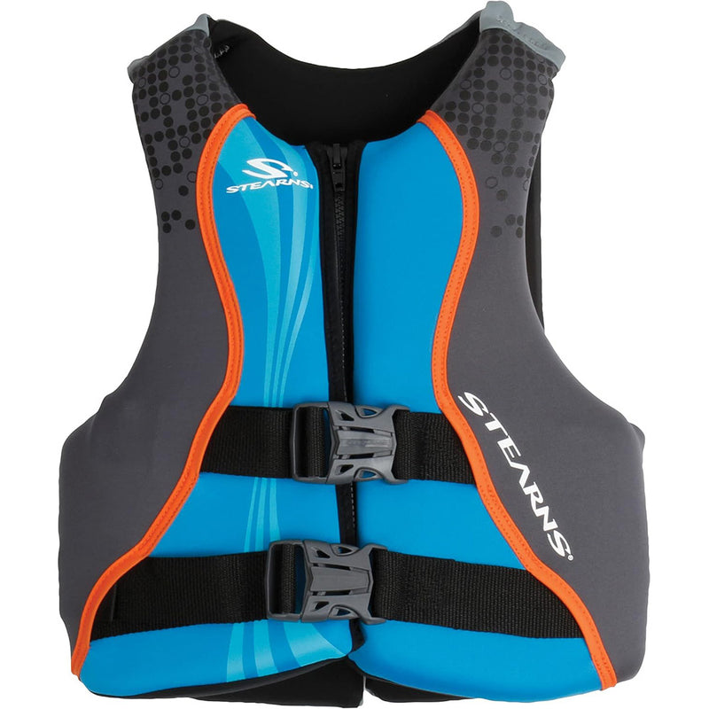 Load image into Gallery viewer, Stearns Youth Hydroprene Life Vest  Type III  BlueGrey  5090lbs 2000037953

