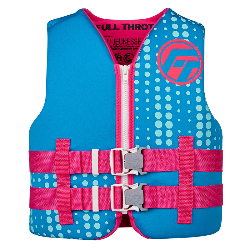 Load image into Gallery viewer, Full Throttle Youth RapidDry Life Jacket  Aqua 14210050500227

