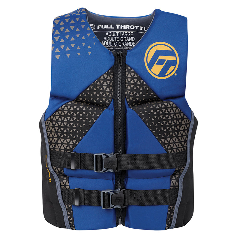 Load image into Gallery viewer, Full Throttle Mens RapidDry FlexBack Life Jacket  XL  BlueBlack 14250050005026
