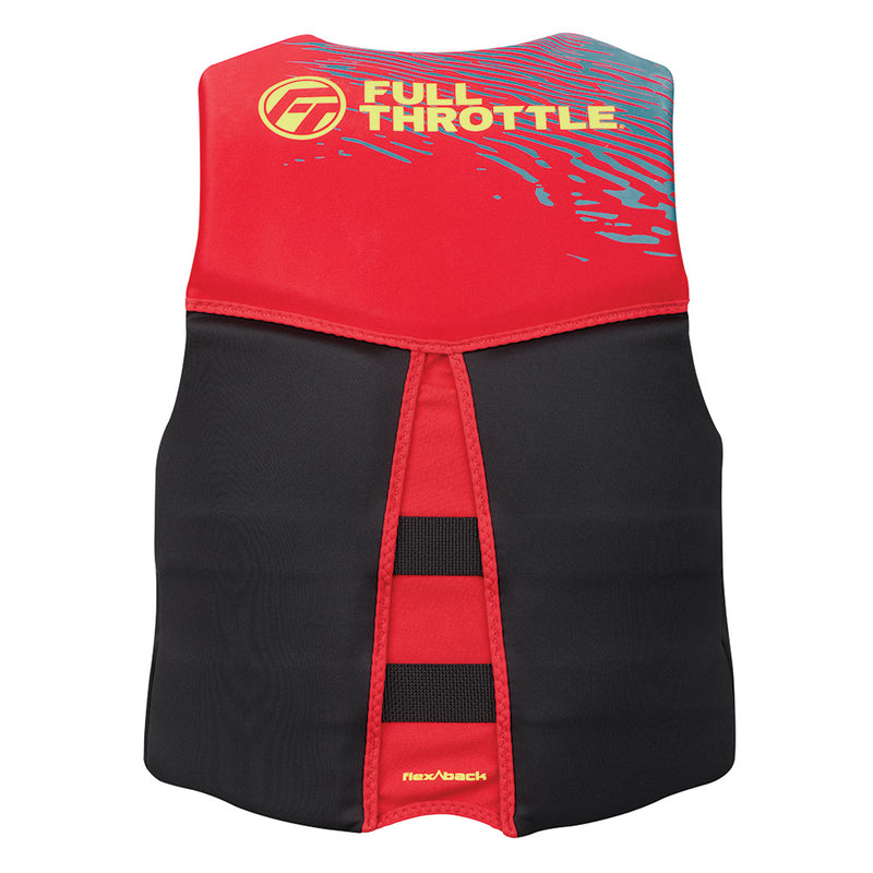 Load image into Gallery viewer, Full Throttle Mens RapidDry FlexBack Life Jacket  M  RedBlack 14250010003026
