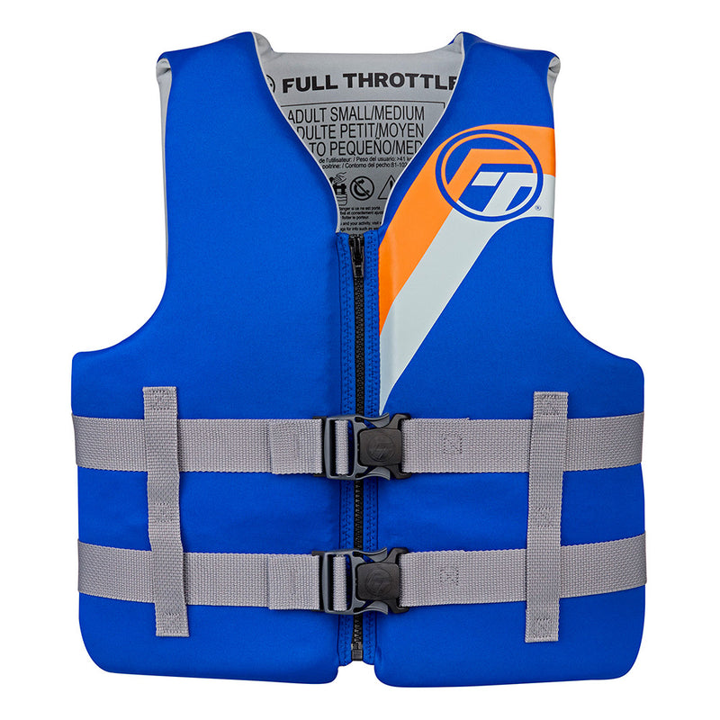 Load image into Gallery viewer, Full Throttle Adult RapidDry Life Jacket  SM  Blue 14210050003027

