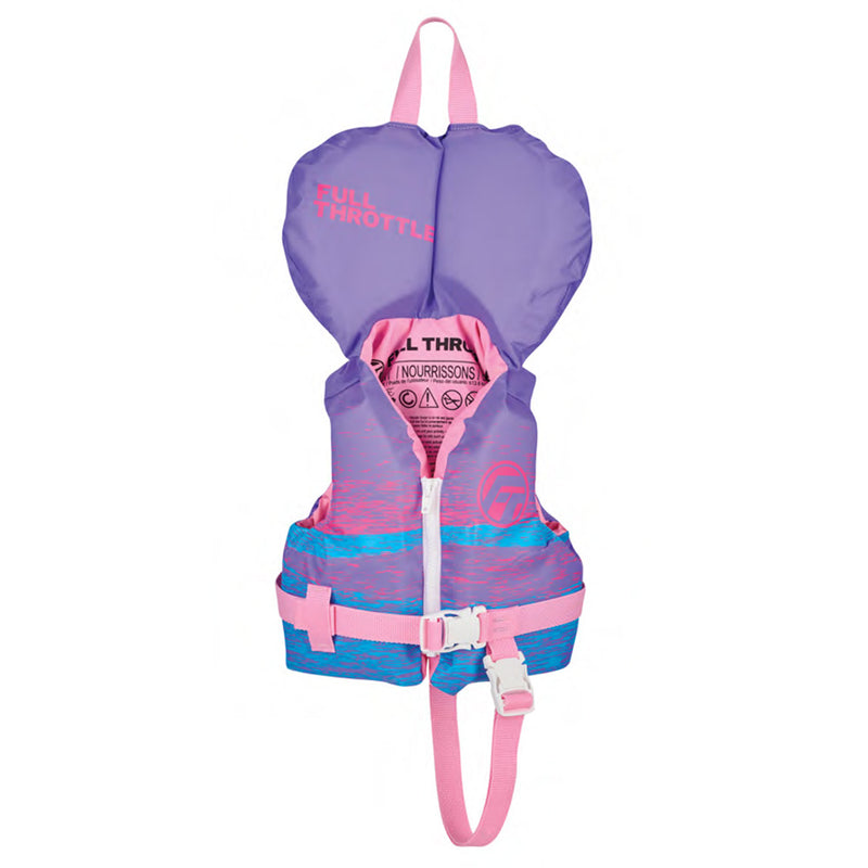Load image into Gallery viewer, Full Throttle Nylon Life Jacket  Infant  PurplePink 11240060000026
