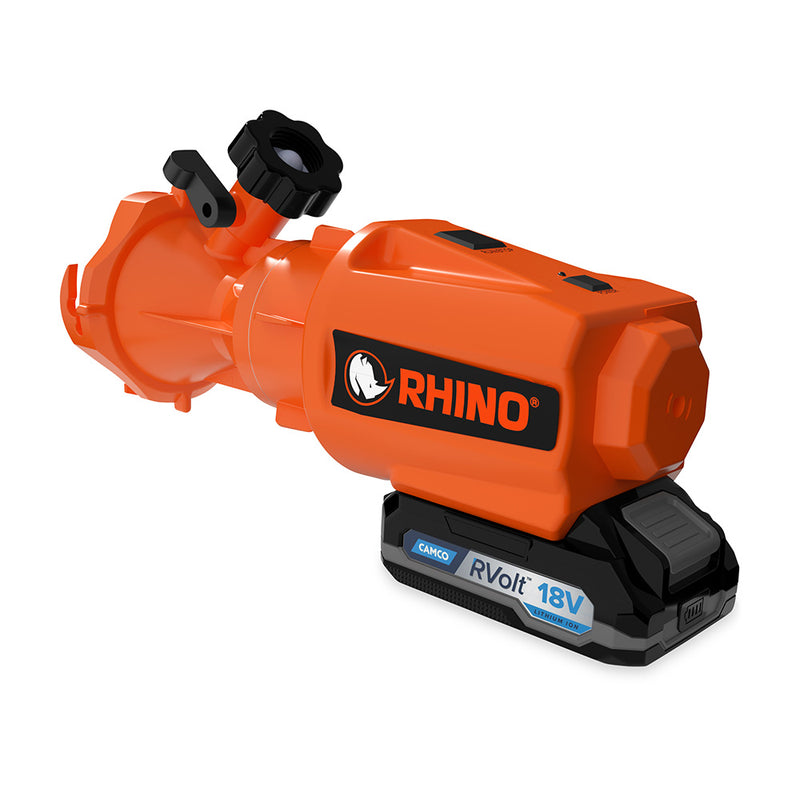 Load image into Gallery viewer, Camco Rhino 18V LithiumIon RV Sewage Macerator Pump System 39030
