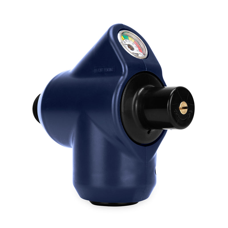 Load image into Gallery viewer, Camco 90 Degree Adjustable Water Pressure Regulator wGauge 40065
