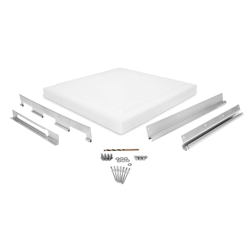 Load image into Gallery viewer, Camco Universal RV Roof Vent Replacement Kit  Fits Standard 14 x 14 Vent Openings 40195
