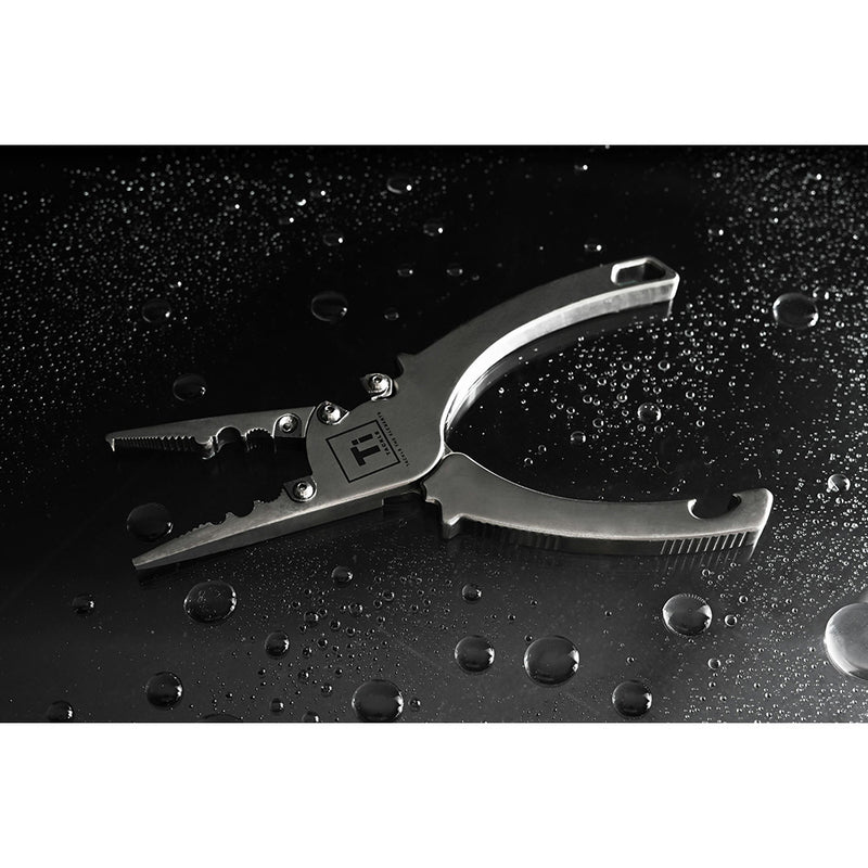 Load image into Gallery viewer, TiTackle Titanium Fishing Pliers 75 Multi Tool Offshore TTOSPLIERS
