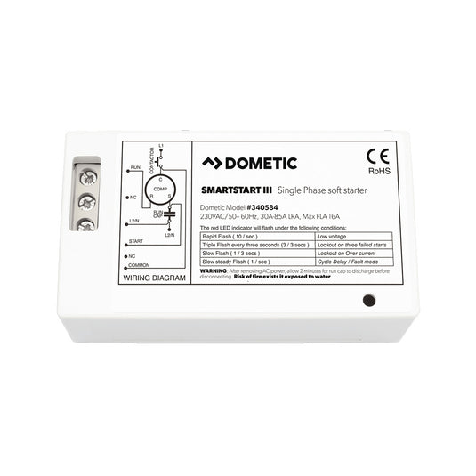 Dometic SmartStart III Single Phase Soft Starter f230V GT16 Marine Air Conditioner 9610003000