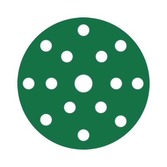 RUPES PROCUT Film Abrasive Discs 150mm 6  15 Holes  P40 Grit Box of 50pcs 945FD040