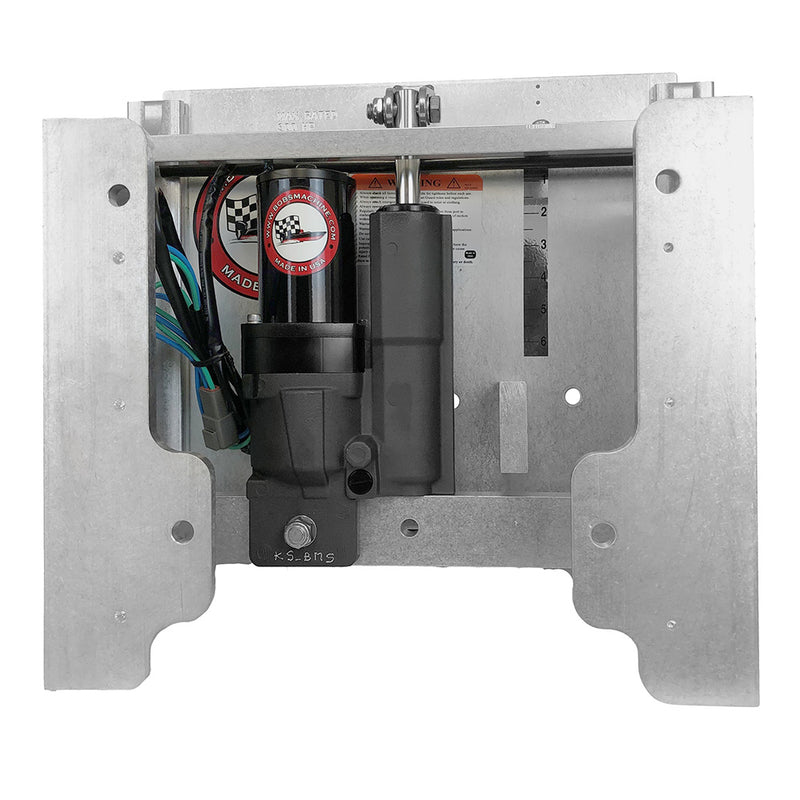 Load image into Gallery viewer, Bobs Machine 8 Setback Action Series Hydraulic Jack Plate  Silver 100108001NOPCNOSPNNG
