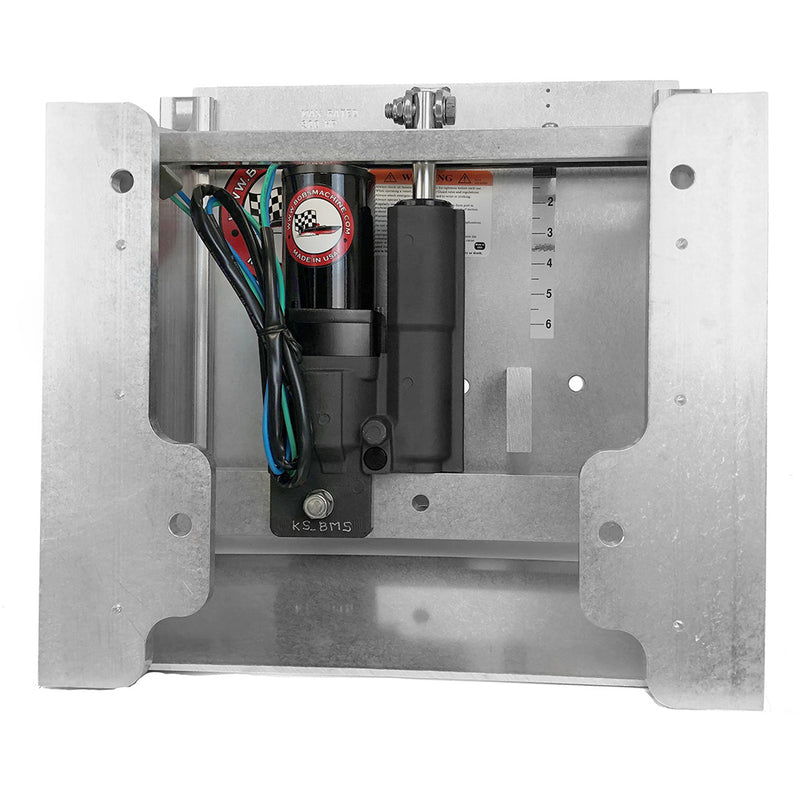 Load image into Gallery viewer, Bobs Machine 10 Setback Action Series Hydraulic Jack Plate  Silver 100111000NOPCNOSPNNG
