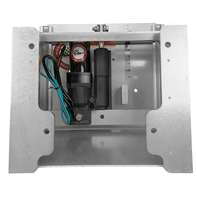 Load image into Gallery viewer, Bobs Machine 2 Setback Action Series Hydraulic Jack Plate  Silver 100112112NOPCNOSPNNG
