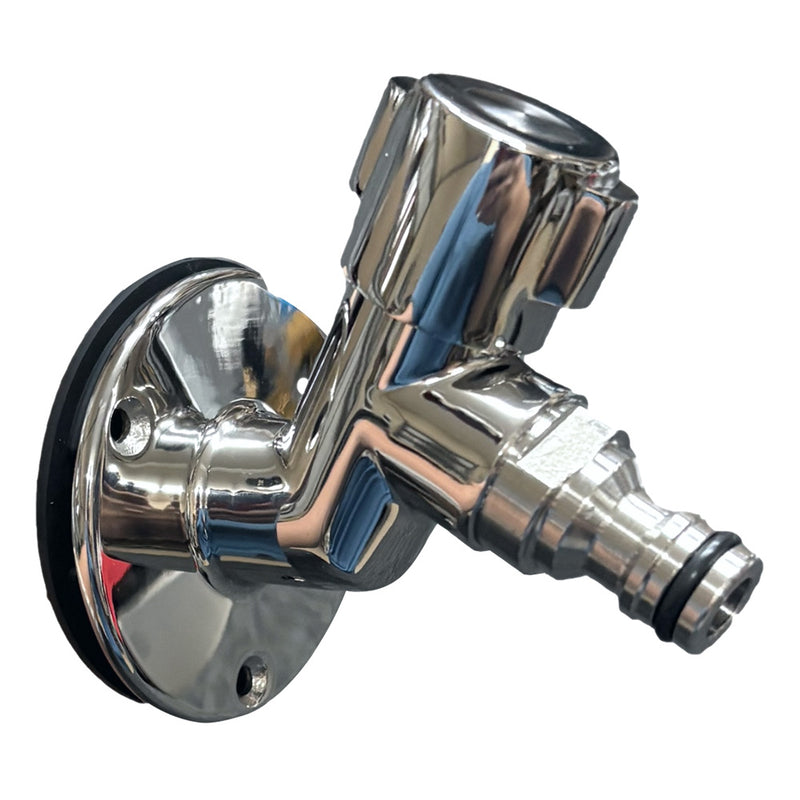 Load image into Gallery viewer, Flushmaster Quarter Turn Quick Connect Water Spigot  45Degree SMQCWS45
