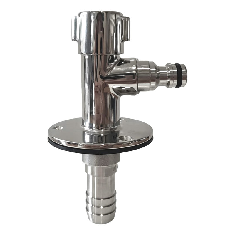 Load image into Gallery viewer, Flushmaster Quarter Turn Quick Connect Water Spigot  90Degree SMQCWS90
