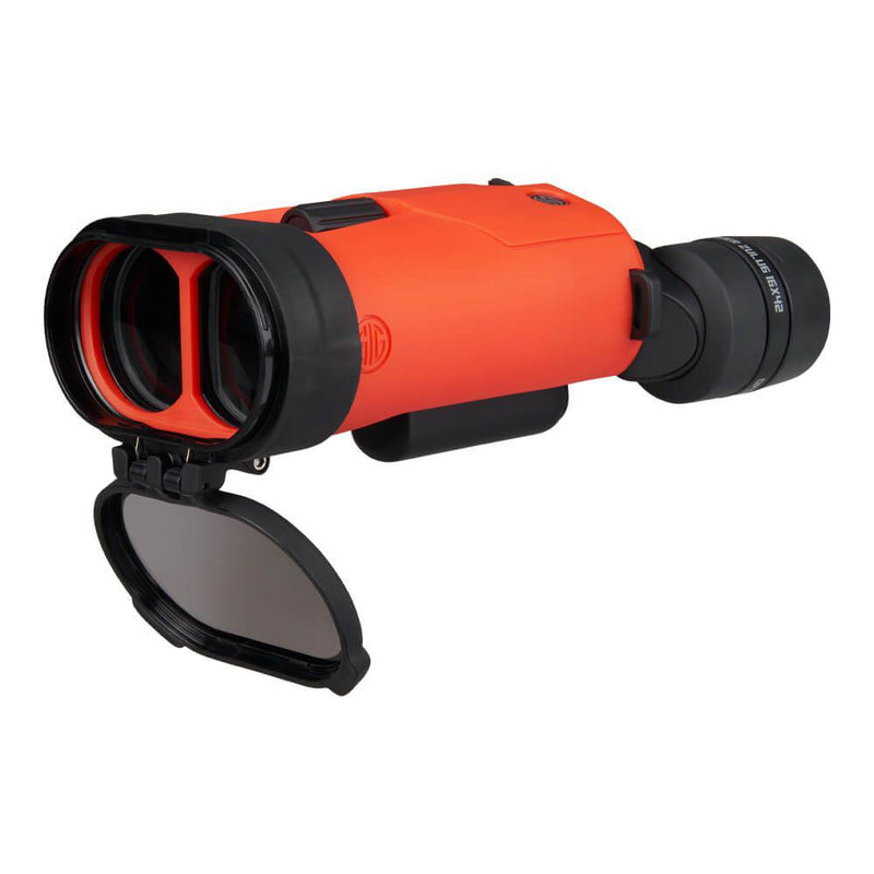 Load image into Gallery viewer, SIG SAUER ZULU6 HDX Marine Binocular wPolarized Flip Lens  16x42mm  Orange SOZ6WP16M
