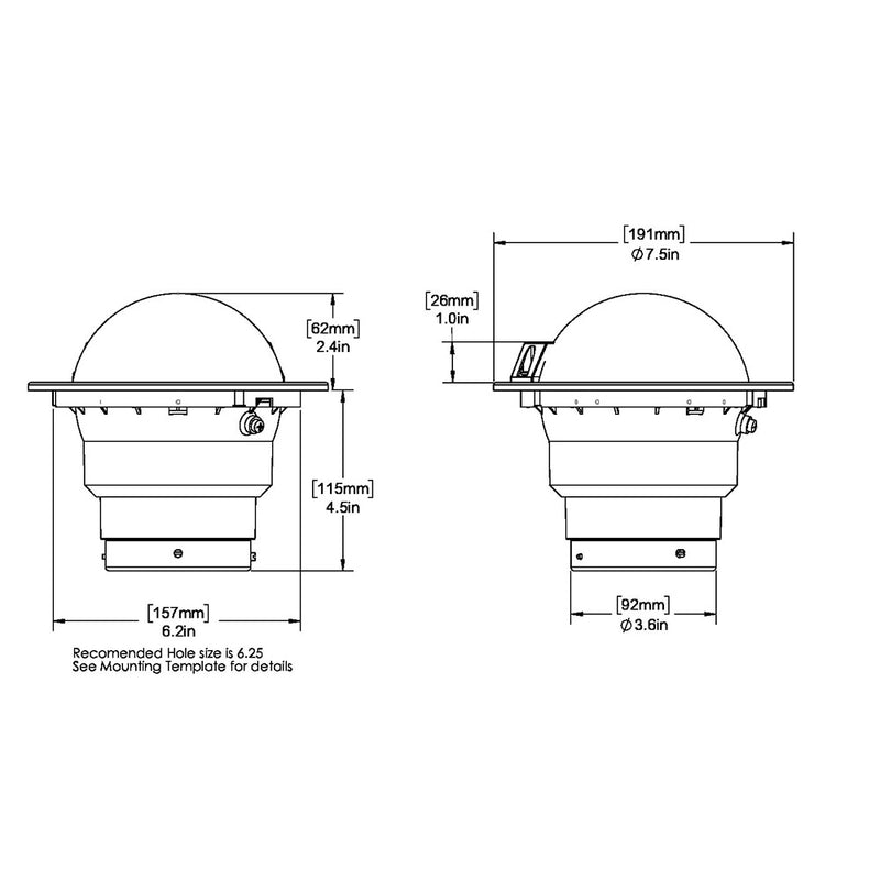Load image into Gallery viewer, Ritchie SS5000W SuperSport Compass  Flush Mount  White SS5000W
