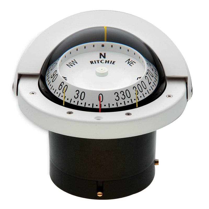Load image into Gallery viewer, Ritchie FNW203 Navigator Compass  Flush Mount  White FNW203
