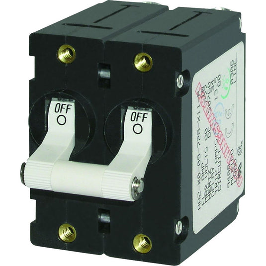 Blue Sea 7260 ASeries Double Pole Toggle  20AMP  White 7260
