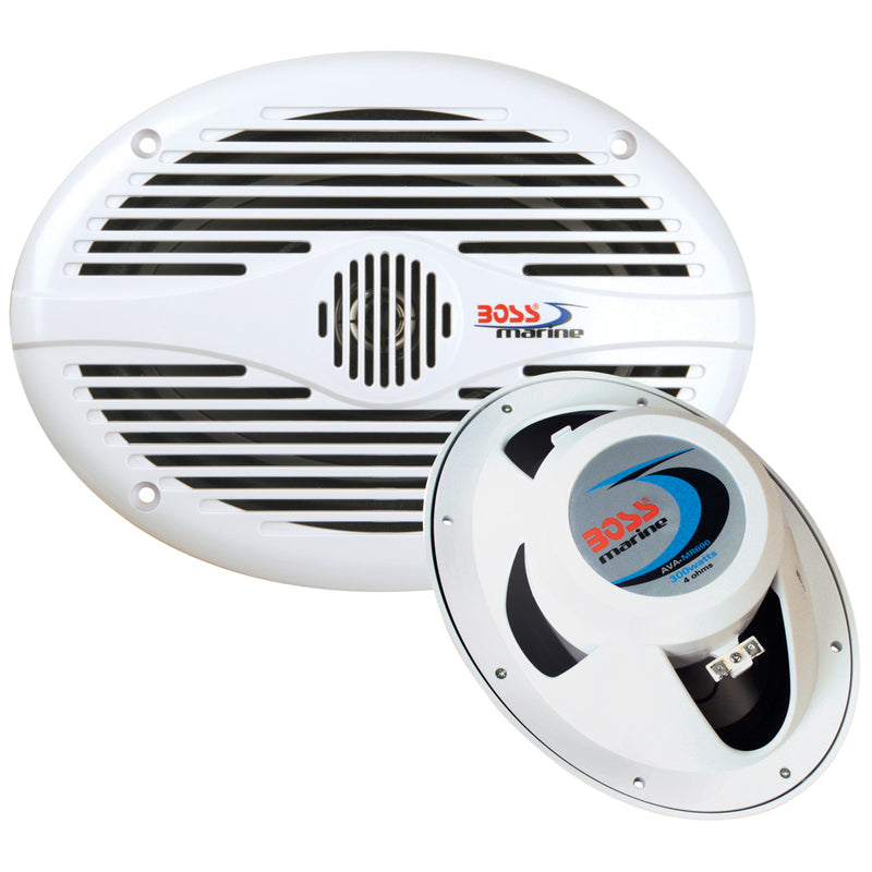 Load image into Gallery viewer, Boss Audio 6x 9 MR690 Oval Speakers  White  350W MR690
