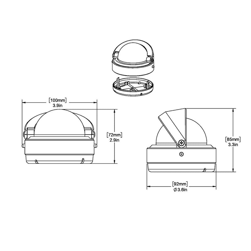 Load image into Gallery viewer, Ritchie S53G Explorer Compass  Surface Mount  Gray S53G
