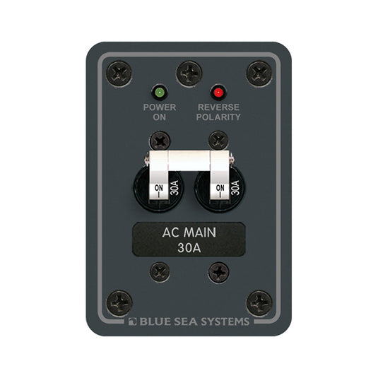 Blue Sea 8077 AC Main Only Toggle Circuit Breaker Panel 8077
