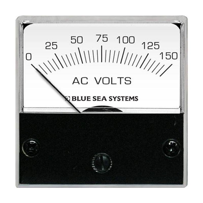 Load image into Gallery viewer, Blue Sea 8244 AC Analog Micro Voltmeter  2 Face 0150 Volts AC 8244
